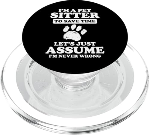 Im A Pet Sitter To Save Time Pet Care Lover PopSockets PopGrip für MagSafe Im A Pet Sitter To Save Time Pet Care Lover PopSockets PopGrip für MagSafe von Haustiersitter Hundesitter Designs Idee