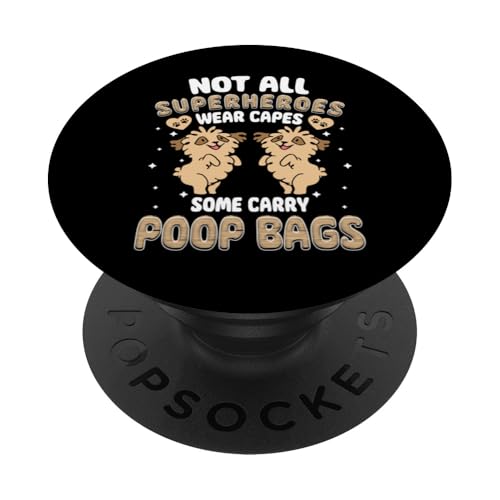 Not All Superheroes Wear Capes Some Carry Poop Bags PopSockets Klebender PopGrip Not All Superheroes Wear Capes Some Carry Poop Bags PopSockets Klebender PopGrip von Haustiersitter Hundesitter Designs Idee