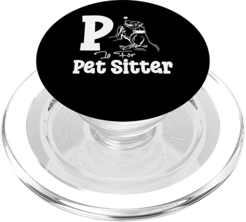 P Is For Pet Sitter Pet Lover PopSockets PopGrip für MagSafe P Is For Pet Sitter Pet Lover PopSockets PopGrip für MagSafe von Haustiersitter Hundesitter Designs Idee