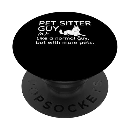 Pet Sitter Guy Definition PopSockets Klebender PopGrip Pet Sitter Guy Definition PopSockets Klebender PopGrip von Haustiersitter Hundesitter Designs Idee