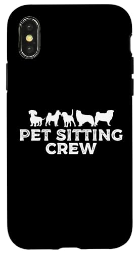 Pet Sitting Crew Pet Sitter Pet Lover Hülle für iPhone X/XS von Haustiersitter Hundesitter Designs Idee