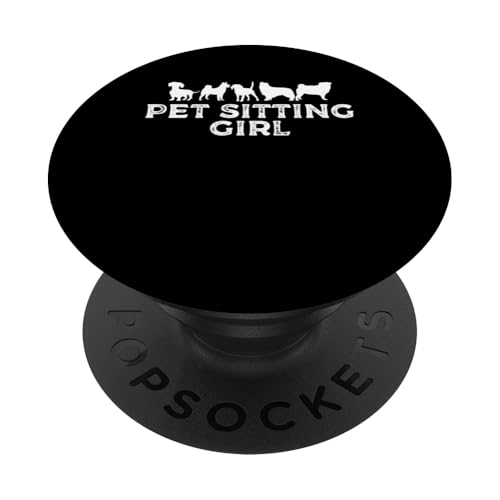 Pet Sitting Girl Pet Sitter Pet Lover PopSockets Klebender PopGrip Pet Sitting Girl Pet Sitter Pet Lover PopSockets Klebender PopGrip von Haustiersitter Hundesitter Designs Idee