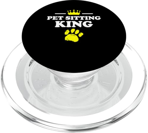 Pet Sitting King Pet Sitter Pet Lover PopSockets PopGrip für MagSafe von Haustiersitter Hundesitter Designs Idee