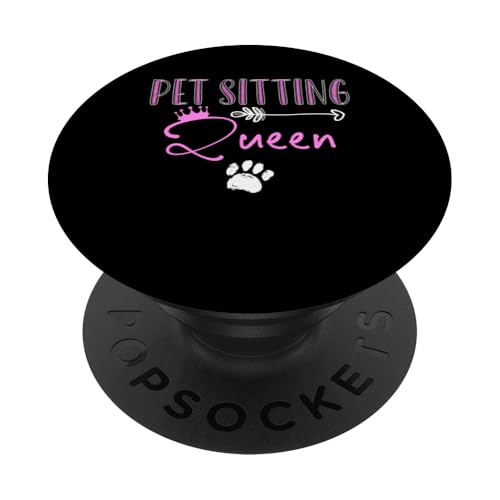 Pet Sitting Queen Pet Sitter Pet Lover PopSockets Klebender PopGrip Pet Sitting Queen Pet Sitter Pet Lover PopSockets Klebender PopGrip von Haustiersitter Hundesitter Designs Idee