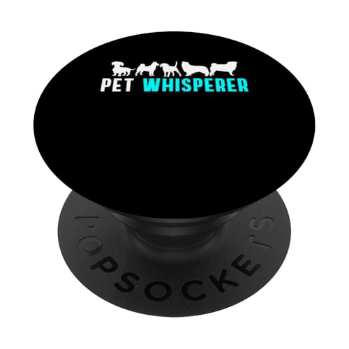 Pet Whisperer Pet Sitter Pet Lover PopSockets Klebender PopGrip von Haustiersitter Hundesitter Designs Idee
