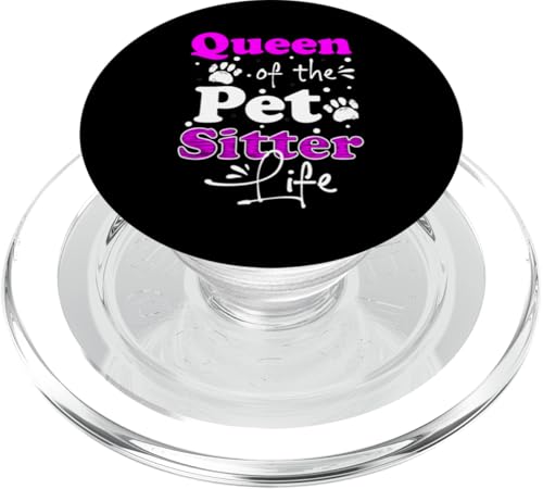 Queen Of The Pet Sitter Pet Lover PopSockets PopGrip für MagSafe Queen Of The Pet Sitter Pet Lover PopSockets PopGrip für MagSafe von Haustiersitter Hundesitter Designs Idee