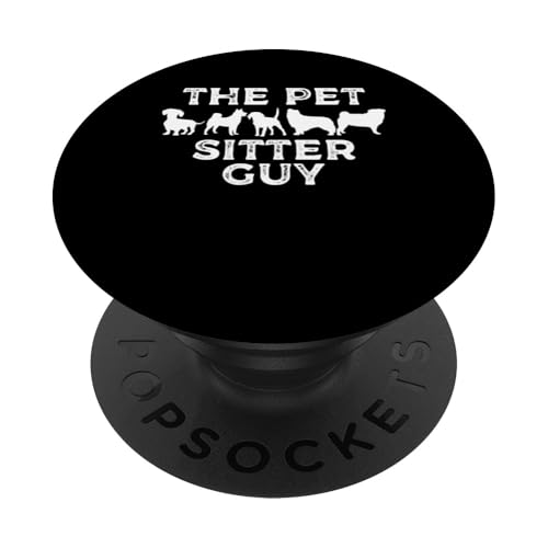 The Pet Sitter Guy Pet Lover PopSockets Klebender PopGrip The Pet Sitter Guy Pet Lover PopSockets Klebender PopGrip von Haustiersitter Hundesitter Designs Idee