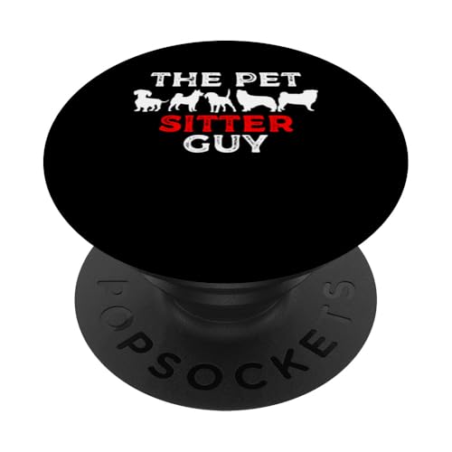 The Pet Sitter Guy Pet Lover PopSockets Klebender PopGrip The Pet Sitter Guy Pet Lover PopSockets Klebender PopGrip von Haustiersitter Hundesitter Designs Idee