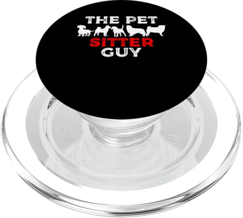 The Pet Sitter Guy Pet Lover PopSockets PopGrip für MagSafe von Haustiersitter Hundesitter Designs Idee