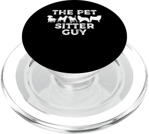 The Pet Sitter Guy Pet Lover PopSockets PopGrip für MagSafe The Pet Sitter Guy Pet Lover PopSockets PopGrip für MagSafe von Haustiersitter Hundesitter Designs Idee
