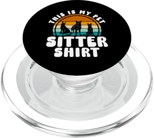 This Is My Pet Sitter Shirt Pet Lover PopSockets PopGrip für MagSafe This Is My Pet Sitter Shirt Pet Lover PopSockets PopGrip für MagSafe von Haustiersitter Hundesitter Designs Idee