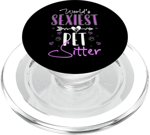 Worlds Sexiest Pet Sitter Pet Care Lover PopSockets PopGrip für MagSafe von Haustiersitter Hundesitter Designs Idee