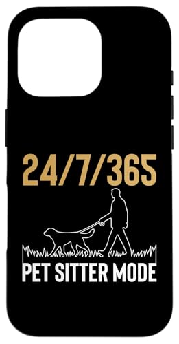 24/7/365 Pet Sitter Mode Hülle für iPhone 16 Pro 24/7/365 Pet Sitter Mode Hülle für iPhone 16 Pro von Haustiersitter Hundesitter Designs Ideen