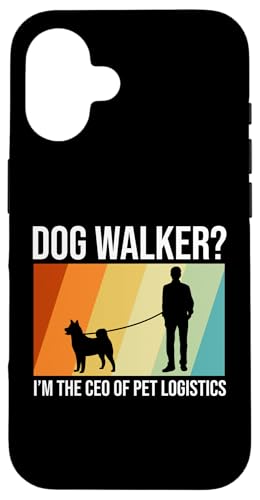 Dog Walker? Im The CEO Of Pet Logistics Dog Sitter Hülle für iPhone 16 Dog Walker? Im The CEO Of Pet Logistics Dog Sitter Hülle für iPhone 16 von Haustiersitter Hundesitter Designs Ideen