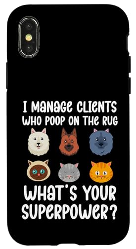 I Manage Clients Who Poop On The Rug Dog Sitter Hülle für iPhone X/XS I Manage Clients Who Poop On The Rug Dog Sitter Hülle für iPhone X/XS von Haustiersitter Hundesitter Designs Ideen