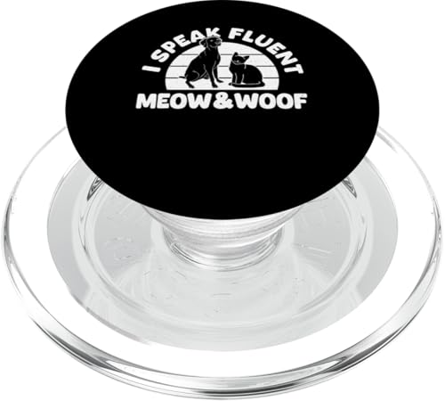 I Speak Fluent Meow & Woof Pet Sitter Dog Sitter PopSockets PopGrip für MagSafe I Speak Fluent Meow & Woof Pet Sitter Dog Sitter PopSockets PopGrip für MagSafe von Haustiersitter Hundesitter Designs Ideen