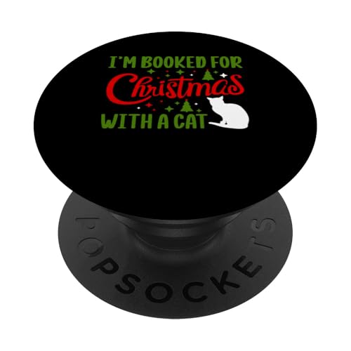 Im Booked For Christmas With A Cat Pet Sitter PopSockets Klebender PopGrip Im Booked For Christmas With A Cat Pet Sitter PopSockets Klebender PopGrip von Haustiersitter Hundesitter Designs Ideen