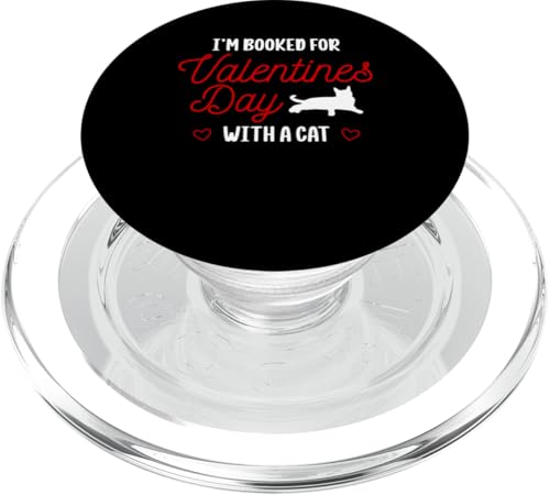 Im Booked For Valentines Day With A Cat Pet Sitter PopSockets PopGrip für MagSafe Im Booked For Valentines Day With A Cat Pet Sitter PopSockets PopGrip für MagSafe von Haustiersitter Hundesitter Designs Ideen