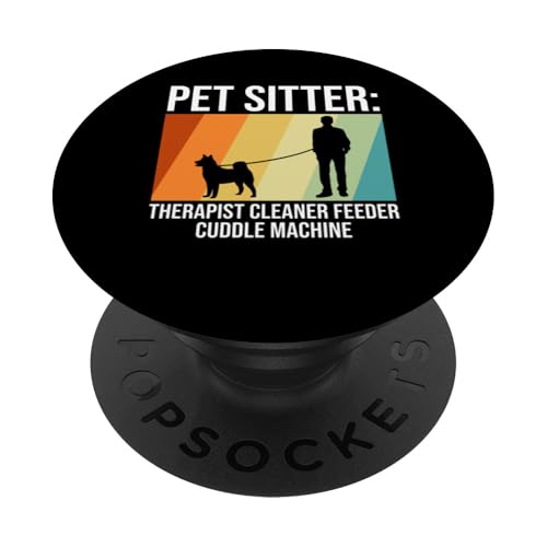 Pet Sitter Therapist Cleaner Feeder Cuddle Machine Dog PopSockets Klebender PopGrip Pet Sitter Therapist Cleaner Feeder Cuddle Machine Dog PopSockets Klebender PopGrip von Haustiersitter Hundesitter Designs Ideen