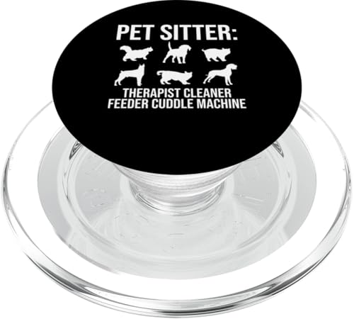Pet Sitter Therapist Cleaner Feeder Cuddle Machine Dog PopSockets PopGrip für MagSafe Pet Sitter Therapist Cleaner Feeder Cuddle Machine Dog PopSockets PopGrip für MagSafe von Haustiersitter Hundesitter Designs Ideen