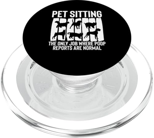 Pet Sitting The Only Job Where Poop Reports Are Normal PopSockets PopGrip für MagSafe Pet Sitting The Only Job Where Poop Reports Are Normal PopSockets PopGrip für MagSafe von Haustiersitter Hundesitter Designs Ideen