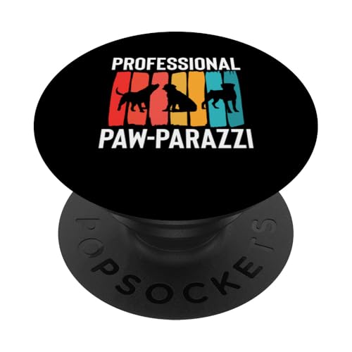 Professional Paw-Parazzi Pet Sitter Dog Sitter PopSockets Klebender PopGrip von Haustiersitter Hundesitter Designs Ideen