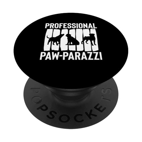Professional Paw-Parazzi Pet Sitter Dog Sitter PopSockets Klebender PopGrip von Haustiersitter Hundesitter Designs Ideen