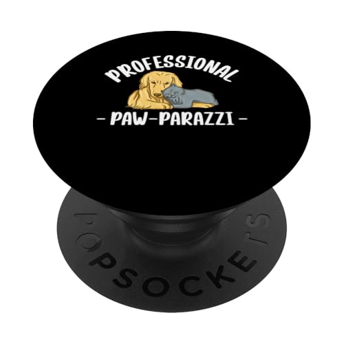 Professional Paw-Parazzi Pet Sitter Dog Sitter PopSockets Klebender PopGrip von Haustiersitter Hundesitter Designs Ideen