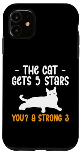 The Cat Gets 5 Stars You? A Strong 3 Pet Sitter Hülle für iPhone 11 The Cat Gets 5 Stars You? A Strong 3 Pet Sitter Hülle für iPhone 11 von Haustiersitter Hundesitter Designs Ideen
