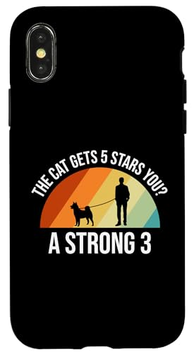 The Cat Gets 5 Stars You? A Strong 3 Pet Sitter Hülle für iPhone X/XS The Cat Gets 5 Stars You? A Strong 3 Pet Sitter Hülle für iPhone X/XS von Haustiersitter Hundesitter Designs Ideen