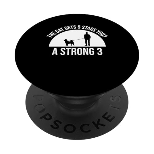 The Cat Gets 5 Stars You? A Strong 3 Pet Sitter PopSockets Klebender PopGrip The Cat Gets 5 Stars You? A Strong 3 Pet Sitter PopSockets Klebender PopGrip von Haustiersitter Hundesitter Designs Ideen