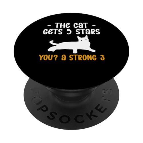 The Cat Gets 5 Stars You? A Strong 3 Pet Sitter PopSockets Klebender PopGrip The Cat Gets 5 Stars You? A Strong 3 Pet Sitter PopSockets Klebender PopGrip von Haustiersitter Hundesitter Designs Ideen