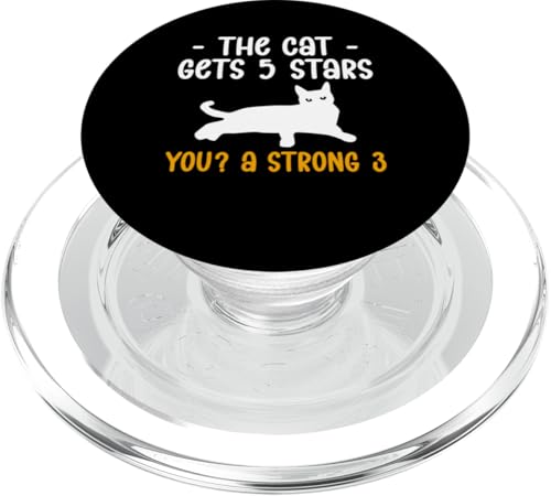 The Cat Gets 5 Stars You? A Strong 3 Pet Sitter PopSockets PopGrip für MagSafe The Cat Gets 5 Stars You? A Strong 3 Pet Sitter PopSockets PopGrip für MagSafe von Haustiersitter Hundesitter Designs Ideen