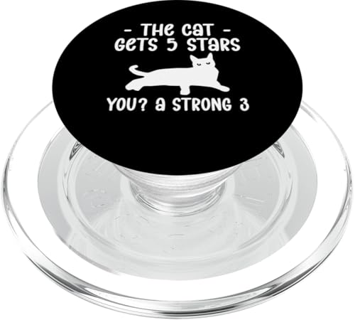 The Cat Gets 5 Stars You? A Strong 3 Pet Sitter PopSockets PopGrip für MagSafe The Cat Gets 5 Stars You? A Strong 3 Pet Sitter PopSockets PopGrip für MagSafe von Haustiersitter Hundesitter Designs Ideen