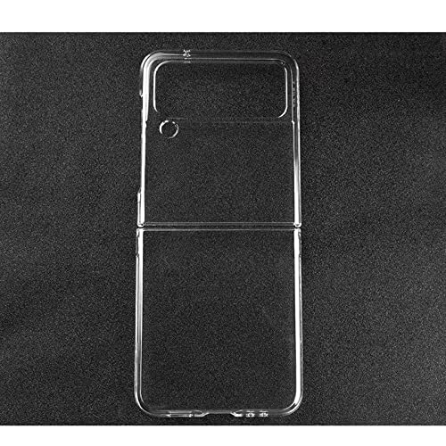 Hauw Hülle für Galaxy Z Flip 4 5G,Ultradünne rutschfeste Faltbare Hart-PC-Handyhülle für Samsung Galaxy Z Flip 4 5G 2022,Transparent von Hauw