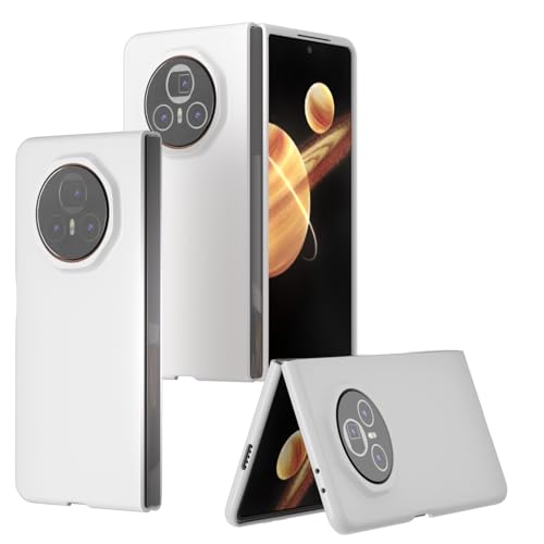 Hauw Hülle für Honor Magic V3,Ultradünne rutschfeste Faltbare Hart-PC-Handyhülle für Honor Magic V3,Weiß von Hauw