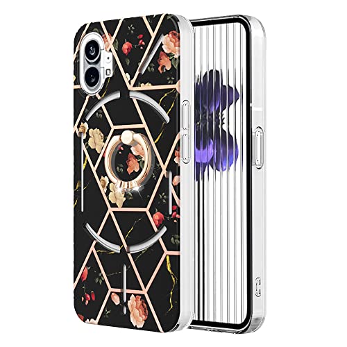 Hauw Hülle für Nothing Phone (1),Stoßfeste Weiche TPU Handyhülle mit Ring Schnalle für Nothing Phone (1),Muster 16 von Hauw