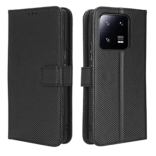 Hauw Hülle für Xiaomi 13,Handyhülle mit Magnetverschluss für Xiaomi 13,Schwarz Hauw Hülle für Xiaomi 13,Handyhülle mit Magnetverschluss für Xiaomi 13,Schwarz von Hauw