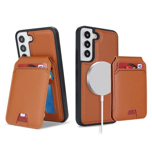 Havaya für Samsung Galaxy S21 5G Hülle Kompatibel mit Magsafe für Samsung Galaxy S21 5G Hülle kartenfach Abnehmbar 2 in 1 geldbörse mit Ständer Herren und Damen - Braun Havaya für Samsung Galaxy S21 5G Hülle Kompatibel mit Magsafe für Samsung Galaxy S21 5G Hülle kartenfach Abnehmbar 2 in 1 geldbörse mit Ständer Herren und Damen - Braun von Havaya