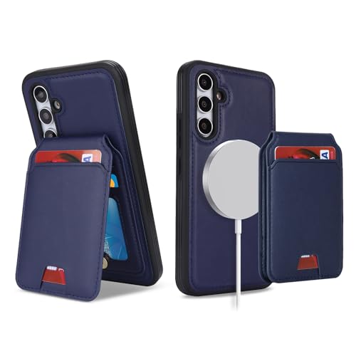 Havaya für Samsung Galaxy S21 5G Hülle Kompatibel mit Magsafe für Samsung Galaxy S21 5G Hülle kartenfach Abnehmbar 2 in 1 geldbörse mit Ständer Herren und Damen - Dunkelblau Havaya für Samsung Galaxy S21 5G Hülle Kompatibel mit Magsafe für Samsung Galaxy S21 5G Hülle kartenfach Abnehmbar 2 in 1 geldbörse mit Ständer Herren und Damen - Dunkelblau von Havaya