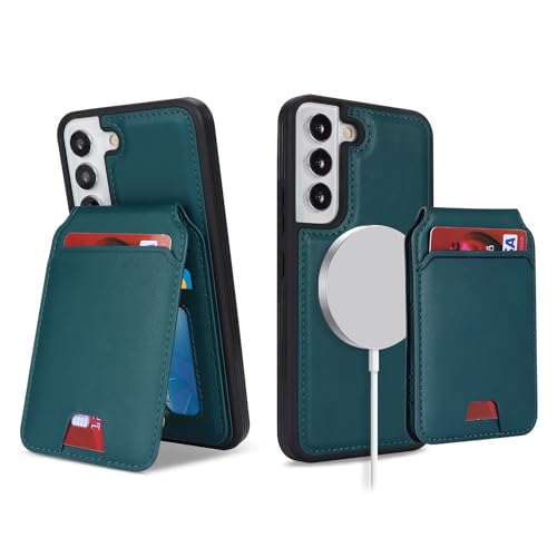 Havaya für Samsung Galaxy S21 5G Hülle Kompatibel mit Magsafe für Samsung Galaxy S21 5G Hülle kartenfach Abnehmbar 2 in 1 geldbörse mit Ständer Herren und Damen - Grün Havaya für Samsung Galaxy S21 5G Hülle Kompatibel mit Magsafe für Samsung Galaxy S21 5G Hülle kartenfach Abnehmbar 2 in 1 geldbörse mit Ständer Herren und Damen - Grün von Havaya