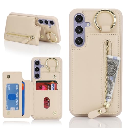 Havaya für Samsung Galaxy S24 Plus Hülle mit Kartenhalter Handyhülle für Samsung Galaxy S24 Plus mit Schlüsselanhänger Hülle geldbörse Reißverschluss für Herren und Damen - Aprikose Havaya für Samsung Galaxy S24 Plus Hülle mit Kartenhalter Handyhülle für Samsung Galaxy S24 Plus mit Schlüsselanhänger Hülle geldbörse Reißverschluss für Herren und Damen - Aprikose von Havaya