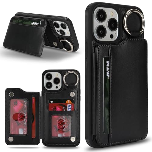Havaya für iPhone 16 Pro Max Hülle mit kartenfach Handyhülle für iPhone 16 Pro Max mit Schlüsselanhänger Hülle geldbörse für Herren und Damen - Schwarz Havaya für iPhone 16 Pro Max Hülle mit kartenfach Handyhülle für iPhone 16 Pro Max mit Schlüsselanhänger Hülle geldbörse für Herren und Damen - Schwarz von Havaya