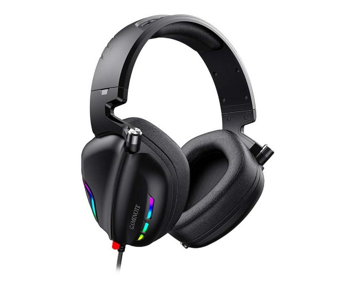 Havit Gaming Kopfhörer USB 7.1 RGB-Beleuchtung mit Mikrofon Schwarz Gaming-Headset von Havit