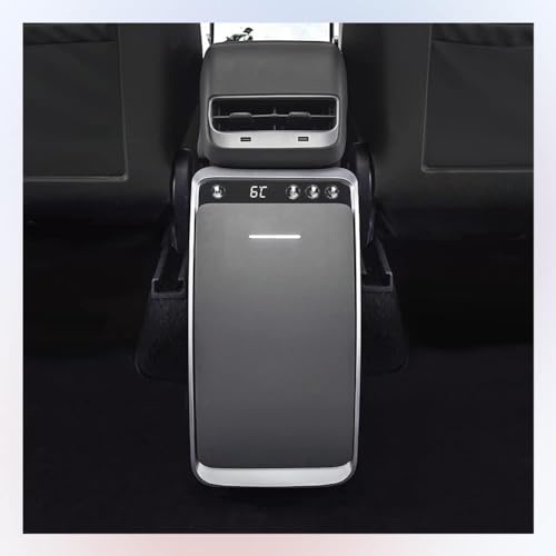 Havnby Tesla Modell Y 12 Volt Portable Kompressor Gefrierschrank, Auto Kühlschrank, 5Liter(5.28qt), Kühler, Warmer, Kühlschrank für Outdoor, Reisen, Camping, Kompakt Vertikal von Havnby