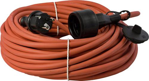 HAWA 10082100 Strom Verlängerungskabel 16A Rot 5.00m H07RN-F 3G 1,5mm² von Hawa