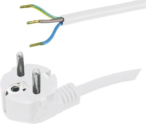 HAWA 1008218 Strom Anschlusskabel Weiß 2.00m von Hawa