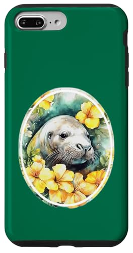 Hawaiianische Mönchsrobbe und gelbe Hibiskusblüten Hülle für iPhone 7 Plus/8 Plus Hawaiianische Mönchsrobbe und gelbe Hibiskusblüten Hülle für iPhone 7 Plus/8 Plus von Hawaii Territory Symbols Gifts & Tees taiche