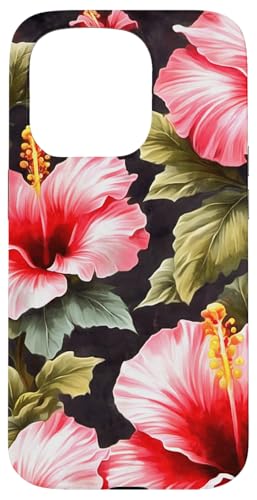 Hawaiianischer tropischer Hibiskus Hülle für iPhone 15 Pro Hawaiianischer tropischer Hibiskus Hülle für iPhone 15 Pro von Hawaii Territory Symbols Gifts & Tees taiche