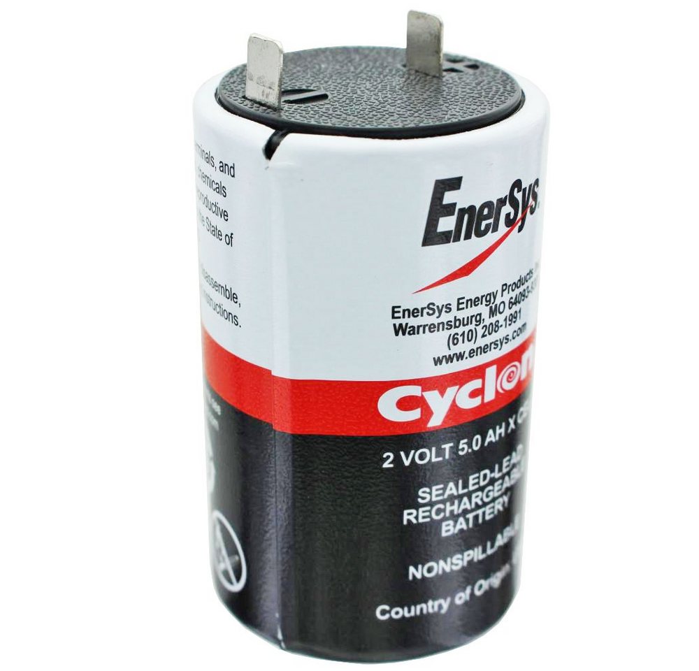 Hawker EnerSys Hawker Cyclon 5.0-2, 0800-0004 Größe X Blei PB Akku 2 Volt 5000mAh Akku 5000 mAh (2,0 V) von Hawker EnerSys